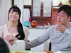 Lovely Japanese looker Ai Minano likes blowing on pulsating rods