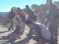 Amazing slut Frida Sante has her cunt destroyed by a policeman