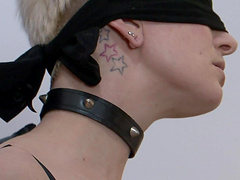 Miss Trixx wearing provocative lingerie and getting banged rough