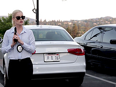 Hot scissoring with Charlotte Stokely, Riley Reid and Georgia Jones