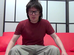 Chubby bespectacled cutie Jessica loves the taste of her man's rod