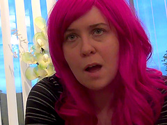 Sasha Sands with nice ass riding huge dick while yelling