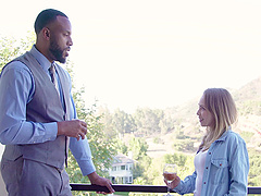 Stunning cowgirl pounded hardcore doggystyle in close up