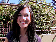 Sucking the tiny asshole of Mandy Moore and poking her pussy