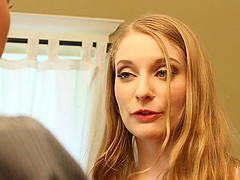 Tattoo lesbian Ella Darlin pussy fingered while she moans