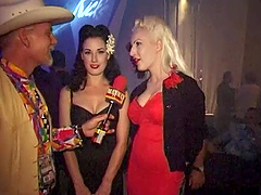 Hardcore ass drilling with a lecherous babe Dominique Dewitt