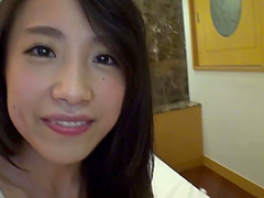 Beautiful lady Asami Nagase hooks up with a fellow for a hot shag