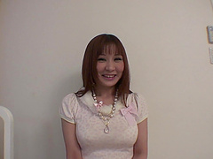 Riku Shiina is a hot babe in a sexy outfit who loves solo games