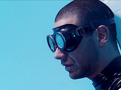 Angel Summer and Tiffany Doll enjoy a cock during  a BDSM session