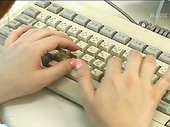 Rina Katsura is a office worker seduced for a fuck on a desk