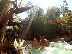 Petite princess Sydney Cole cannot resist a handsome lover's cock