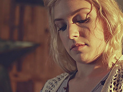 Pretty girls Arya Fae and Giselle Palmer share a massive tool