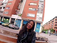 Petite Jade bends over for a handsome lover's dick