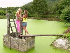 Victoria Puppy and Connie Smith seduce each other for a lesbian fuck