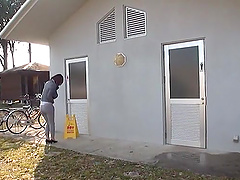 Mature lover attacks a sweet Japanese woman for a fuck