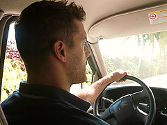 Dick hungry MILF Olivia Blu spreads her legs in a car