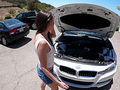 Nice ass Ariella Faye logged hardcore in pov shoot