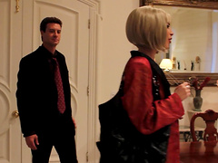 Dana shaved pussy punished hardcore while she scream