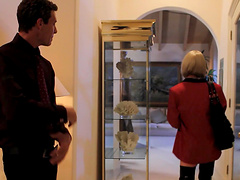 Dana shaved pussy punished hardcore while she scream