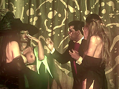 Lily Love enjoys a great group sex session with horny friends