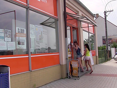 European sexy lesbian Nicole fingered while she moans