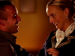 Nice ass Victoria Pure giving dick blowjob then ravished