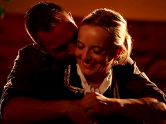 Nice ass Victoria Pure giving dick blowjob then ravished