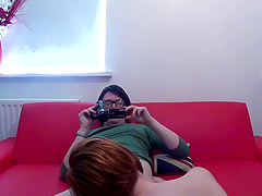 Zara Durose doesn't mind being filmed while giving a fellatio