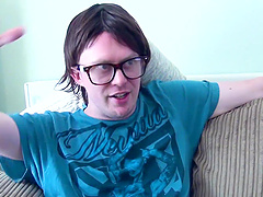 Facial for Mona Summers after fucking her slippery throat