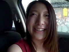 Japanese honey gets naked for a horny lover's hard prick