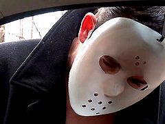 Nataly Lancaster fucked hard by a stranger in a car