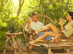 Lezley Zen wants to ride a hunk's dick during a romantic shag