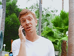 Fake tits Stacy in stoking cock riding while yelling