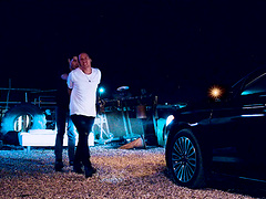 Big tits Britney Amber double penetrated hardcore outdoor