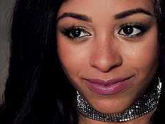 Anya Ivy is a black babe seduced by a handsome stallion