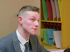 Angel Wicky attacks a co-worker for a plowing game