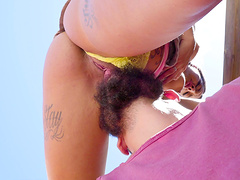 Curvy Big ass Kiara missionary ravished hardcore outdoor