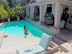 Lovely Adrian spreads her legs for a sex session with a hot guy