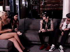 Tattooed Niki riding monster com hardcore seductively