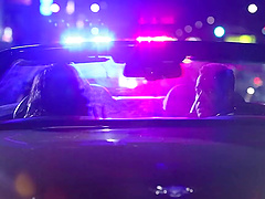 Ebony darling Kira Noir gives a blowjob and rides his cock