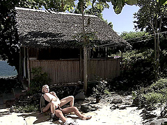 Outdoor shagging experience with hot blonde Tarra White