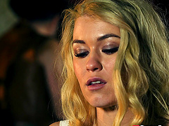 Gorgeous blonde Misha Cross attacked by an insatiable lover