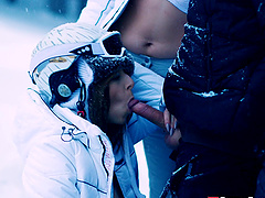 Antonia Sainz and Nikky Dream want to make a dick stiff