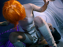 Alessa Savage's tight pussy penetrated by a horny hunk