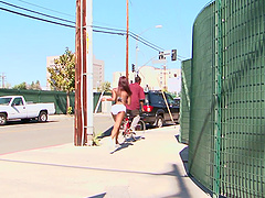 Kim Kandy lets a black fellow penetrate her tight pussy