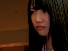 Koharu Suzuki is a cute babe ravished by a couple of men