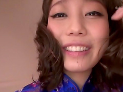 Hinata Saeka spreads her legs for a nice cock ride