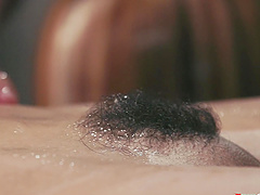 Abelle given massage then throbbed hardcore