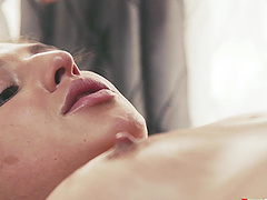 Abelle given massage then throbbed hardcore