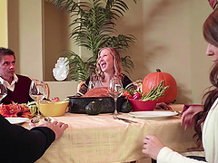 Nice ass wife bend over in the  kitchen getting smashed hardcore